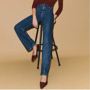 Reformation Wilder High Rise Wide Leg Jeans Cleary Wash 28 Sustainable Denim ✨